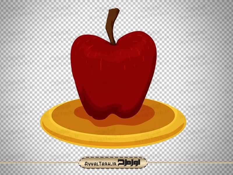 دانلود تصویر png سیب قرمز