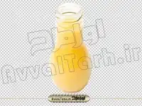 فایل png شیشه آب پرتقال