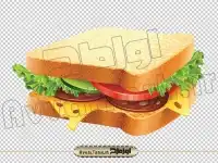 تصویر png دوربری شده ساندویچ