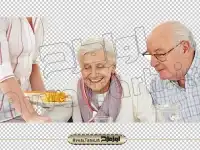 فایل png تصویر دوربری شده سالمندان