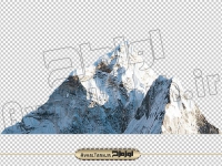 فایل دوربری قله کوه برفی