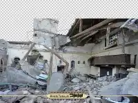تصویر خرابی خانه در زلزله