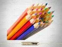طرح دوربری مداد رنگی