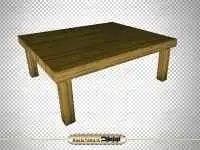 فایل png میز چوبی