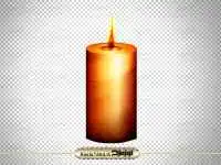تصویر png شمع روشن