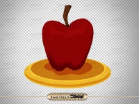 تصویر png سیب قرمز