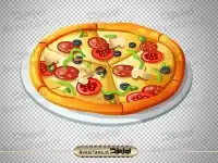 فایل png پیتزا