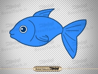 دوربری ماهی آبی