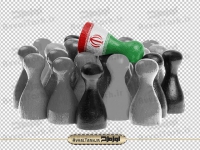فایل png مهره بازی و مهره به رنگ پرچم ایران