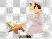دوربری پسر بچه در حال قرآن خواندن