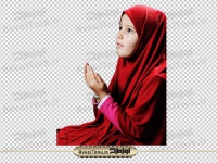 تصویر با کیفیت دختر بچه در حال دعا