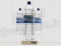 تصویر با کیفیت بطری آب معدنی