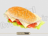 تصویر دوربری شده ساندویچ سرد