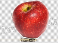 تصویر دوربری شده سیب قرمز