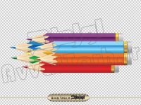 فایل png مداد رنگی