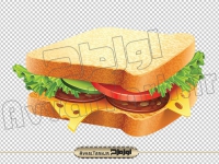 تصویر png دوربری شده ساندویچ