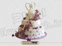 دوربری تصویر کیک عروسی