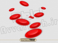 دوربری تصویر گلبول های قرمز خون