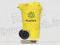 دوربری سطل زباله های بازیافتی