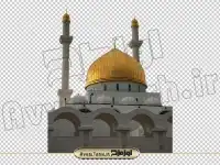 دوربری گنبد طلایی مسجد