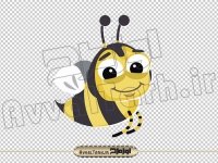 دانلود فایل دوربری png زنبور کارتونی