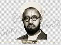 دانلود فایل png تصویر دوربری شده جوانی استاد شهید مطهری