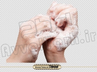 فایل png دوربری عکس با کیفیت شستن انگشتان دست