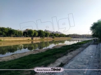 تصویر با کیفیت زاینده رود اصفهان
