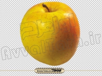 فایل باکیفیت png سیب زرد