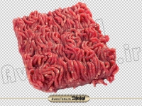 فایل تصویر دوربری شده گوشت چرخ شده