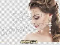 دانلود تصویر دوربری شده مدل موی عروس