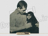 دانلود فایل عکس دوربری شده png غلامرضا تختی و مادرش