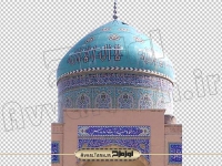 تصویر دوربری شده گنبد آرامگاه شهید آیت الله مدرس