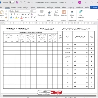 فایل دفتر حضور و غیاب کارکنان دبیرستان نمونه دولتی 1405 - 1404