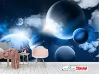 طرح کاغذ دیواری سه بعدی