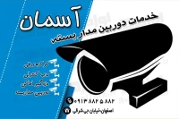 طرح لایه باز کارت ویزیت خدمات دوربین مداربسته